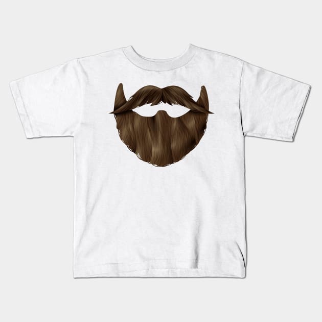 Beard Kids T-Shirt by gold package